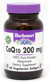 Коэнзим Q10 Bluebonnet Nutrition CoQ10 Чистый канека коэнзим Q-10 200 мг 60 вегетарианских капсул