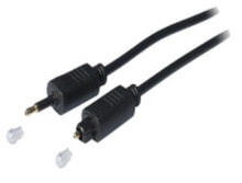shiverpeaks 2.0m Toslink - 3.5mm аудио кабель 2 m 3,5 мм Черный BS69014-2.0