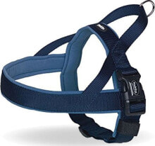 Шлейки для собак nobby Classic preno dog harness blue ML (50-64cm)