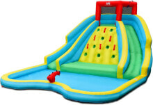 Children's inflatable complexes and trampolines