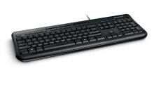 Клавиатуры microsoft Wired Keyboard 600 клавиатура USB QWERTY Американский английский Черный ANB-00021