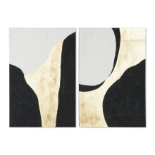 Painting Home ESPRIT Abstract Urban 60 x 3 x 90 cm (2 Units)