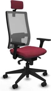 Office Chair Piqueras y Crespo 3D066N2 Maroon