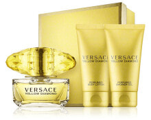 Versace Yellow Diamond 50 ml EdT Set 2x Pflege