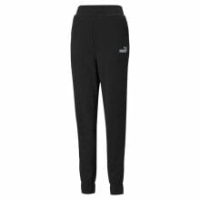 Adult Trousers Puma Essentials+ Embroidery Black Lady