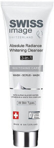 Peeling-Maske für das Gesicht - Swiss Image Whitening Care Absolute Radiance Whitening 3in1 Face Wash Scrub & Mask