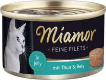 Купить влажные корма для кошек Miamor: Miamor Miamor Feine Filets puszka Tuńczyk i ryż - 100g