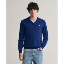 GANT Superfine Lambswool V Neck Sweater