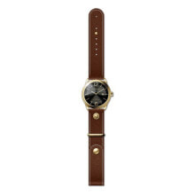 Мужские наручные часы с ремешком мужские наручные часы с коричневым кожаным ремешком Devota & Lomba DL009M-02BLACK ( 42 mm)