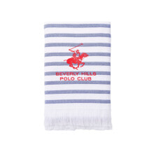 Bath towel Beverly Hills Polo Club Blue White 100% cotton 80 x 165 cm