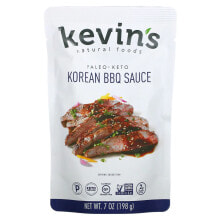 Кэвинс Натюрал Фудс, Корейский соус для барбекю, мягкий, 198 г (7 унций)