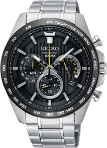 Мужские наручные часы с серебряным браслетом Seiko SSB303P1