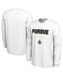 Nike men's White Purdue Boilermakers On Court Long Sleeve T-shirt