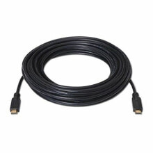 Компьютерные разъемы и переходники hDMI Cable with Ethernet NANOCABLE 10.15.1820 20 m v1.4 Male to Male