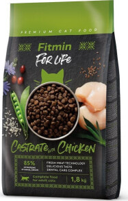 Купить сухие корма для кошек Triton: TRITON FITMIN Cat For Life Castrate Chicken 1,8kg