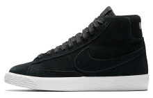 Nike Blazer Mid 中帮 板鞋 GS 黑麂皮 / Кроссовки Nike Blazer Mid GS 895850-003