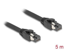 Delock RJ45 Netzwerkkabel Cat.8.1 S/FTP 5 m bis 40 Gbps schwarz - Network - CAT 8