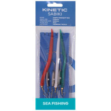 Приманки и мормышки для рыбалки kINETIC Sabiki Harpe Kroksett Feather Rig