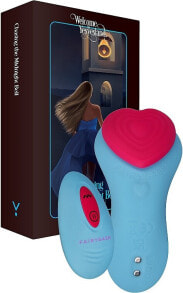 Massagevibrator blau - Fairygasm HeartGem