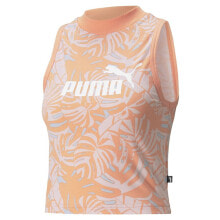 PUMA Floral Vibes Aop High Neck Sleeveless T-Shirt