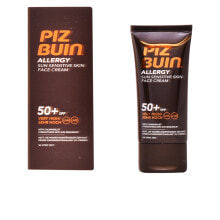 Средства для загара и защиты от солнца piz Buin Allergy Face Cream SPF50 Солнцезащитный крем для аллергичной и чувствительной кожи 50 мл