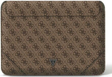 Etui na tablet Guess Guess Sleeve GUCS14P4TW 13/14" brązowy /brown 4G Uptown Triangle logo купить онлайн