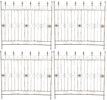 Fences, nets and border ribbons for flower beds and beds