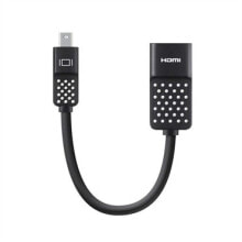 Computer connectors and adapters belkin Mini DisplayPort/HDMI - 0.127 m - HDMI - Mini DisplayPort - Female - Male - Black
