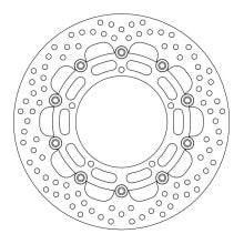 MOTO-MASTER Halo Yamaha 112167 Front Brake Disc