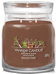 Duftkerze im Glas Praline & Birch mit 2 Dochten - Yankee Candle Singnature