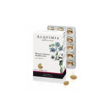 Витамины и БАДы для женщин alqvimia Woman's Essence Комплекс с витамином Е, маслами примулы вечерней и бораджи для женской психологической функции и гормональной регуляции 30 капсул