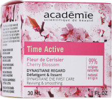 Augenkonturcreme mit glättender Wirkung und Kirschblüten 25+ - Academie Time Active Cherry Blossom Dynastiane Eye First Care