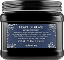 Aufhellende Behandlung für blondes Haar - Davines Heart Of Glass Intense Treatment