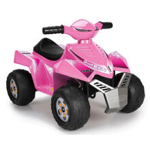 FEBER Quad Racy Pink 6V Mountable Vehicle