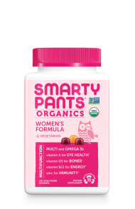 Витаминно-минеральные комплексы SmartyPants Organics Women's Complete Комплекс с омега3, цинком, витаминами А,D3 и B12 для женского здоровья 120 жевательных таблеток