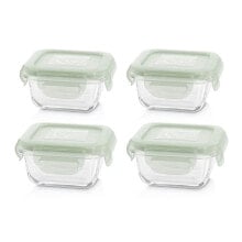 MINILAND Set 4 Natursquare Containers Chip