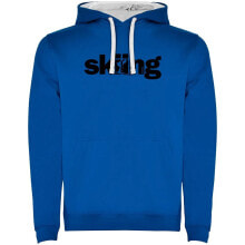 KRUSKIS Word Skiing Two-Colour Hoodie