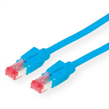 Кабели и разъемы для аудио- и видеотехники Сетевой кабель LEONI E5-70 S / F Kat.6 H 10m голубой LS0H Hirose TM21