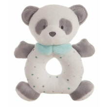 Rattle Cuddly Toy Panda bear Turquoise 20 cm