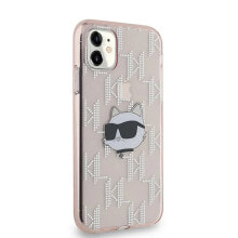 KARL LAGERFELD Klhcn61Hklpchp iPhone 11XR 6.1 Iml Choupette Head&Monogram phone case