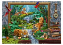 Puzzle Tiger werden lebendig