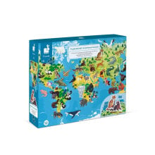 JANOD Educational Endangered Animals 200 Pieces Puzzle