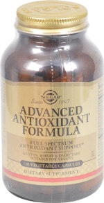 Антиоксиданты solgar Advanced Antioxidant Formula Антиоксидантный комплекс 120 растительных капсул