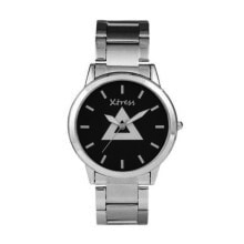 Мужские наручные часы с браслетом Мужские наручные часы с серебряным браслетом XTRESS XAA1032-17