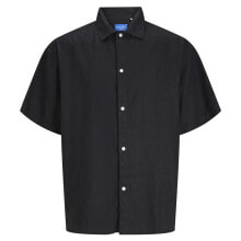 JACK & JONES Faro Linen Oversized Short Sleeve Shirt