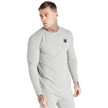 SIKSILK Essential Muscle Fit Long Sleeve T-Shirt
