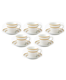 Lorren Home Trends lorren Home Espresso Service, Set of 6