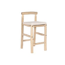 Stool DKD Home Decor Natural Teak 50 x 50 x 102 cm