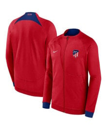 Nike men's Red Atletico de Madrid Academy Pro Anthem Raglan Performance Full-Zip Jacket