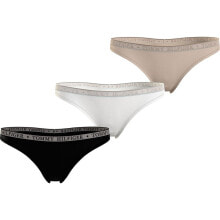 TOMMY HILFIGER Logo Lace Thong 3 Units